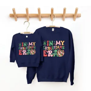 In My Christmas Era Matching Mum & Kid Sweatshirts nursing tops best deals