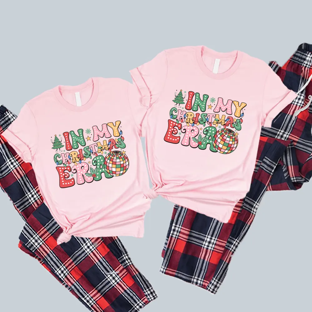 In My Christmas Era Matching Yuletide Pyjamas Tee and Pant Set pregnancy clothes clearance