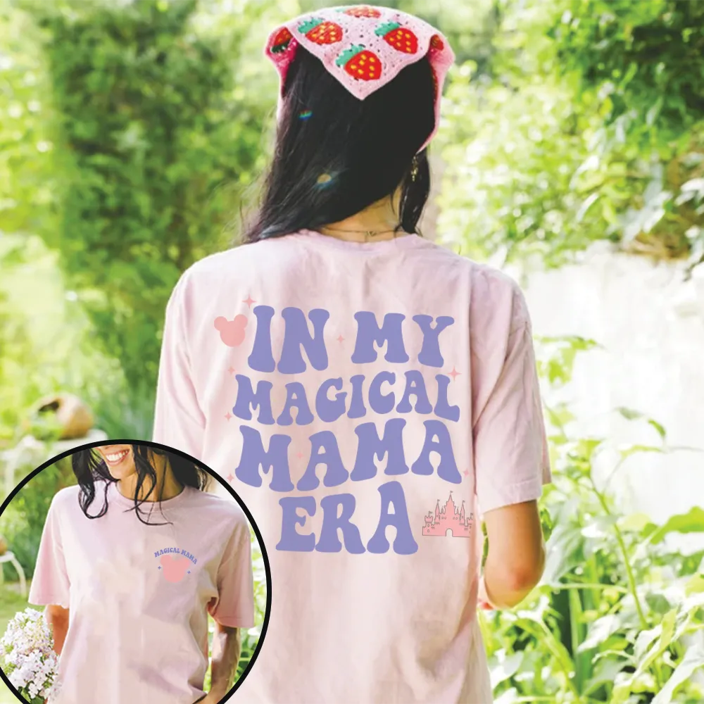 In My Magical Mama Era Front & Back Graphic T-shirt maternity dresses promo