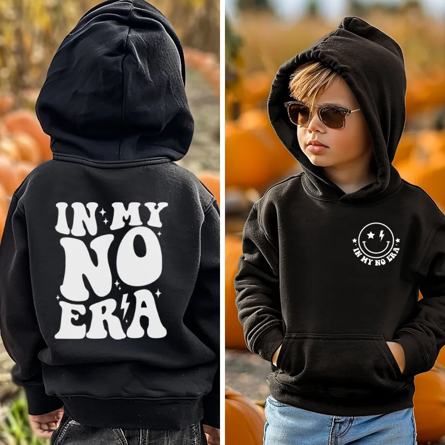 In My No Era Back Logo Hoodie girls skirts clearance
