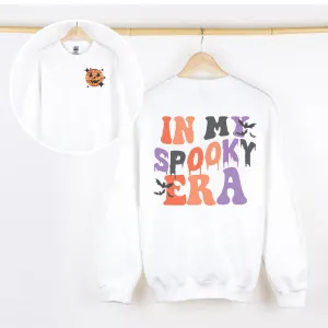In My Spooky Era Kids Front & Back Logo Sweatshirt boys fashion clearance