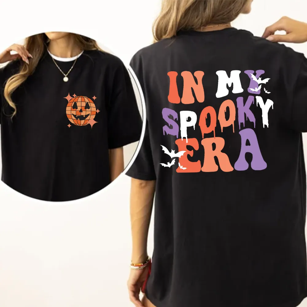 In My Spooky Era Women's Front & Back Logo T-shirt pregnancy jeans best price