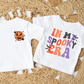 In My Spooky Era Kids Front & Back Logo T-shirt boys wear best deals
