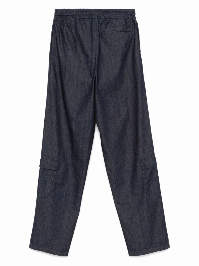 Indigo Blue Cotton Trousers