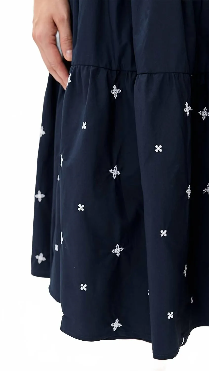 Irene Midi Skirt In Navy
