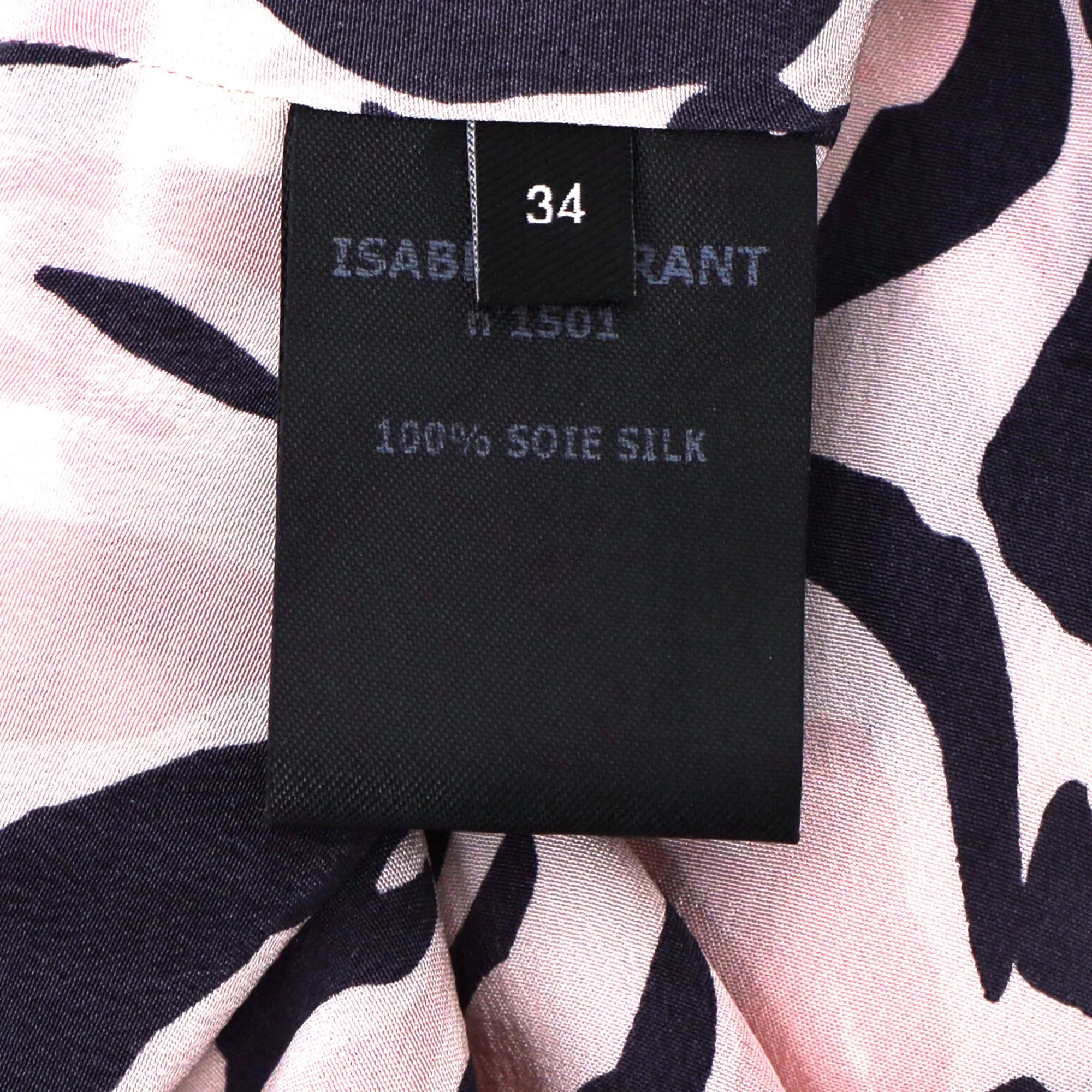 Isabel Marant Printed Wrap Skirt in Pink Silk