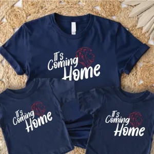 It's Coming Home Lions Family Matching Navy T-shirts fathers day sale outfits