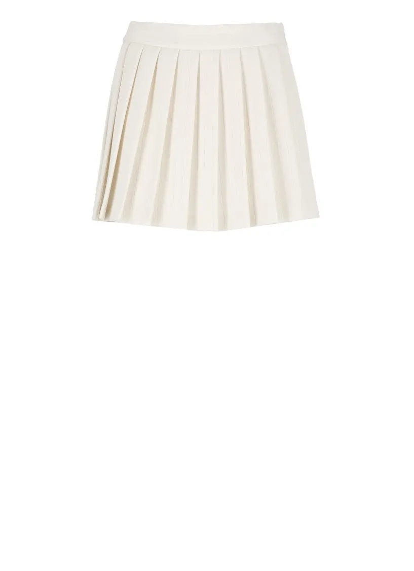 Ivory Varsity Marcie Skirt