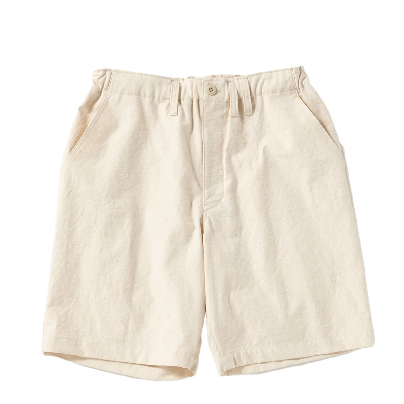 Jackman Back Nep Umps Shorts Kinari / Ecru mens shorts outlet store