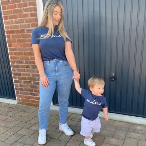 Jess Hayes Spring Vibes- Mama & Mini Denim T-Shirts maternity leggings online