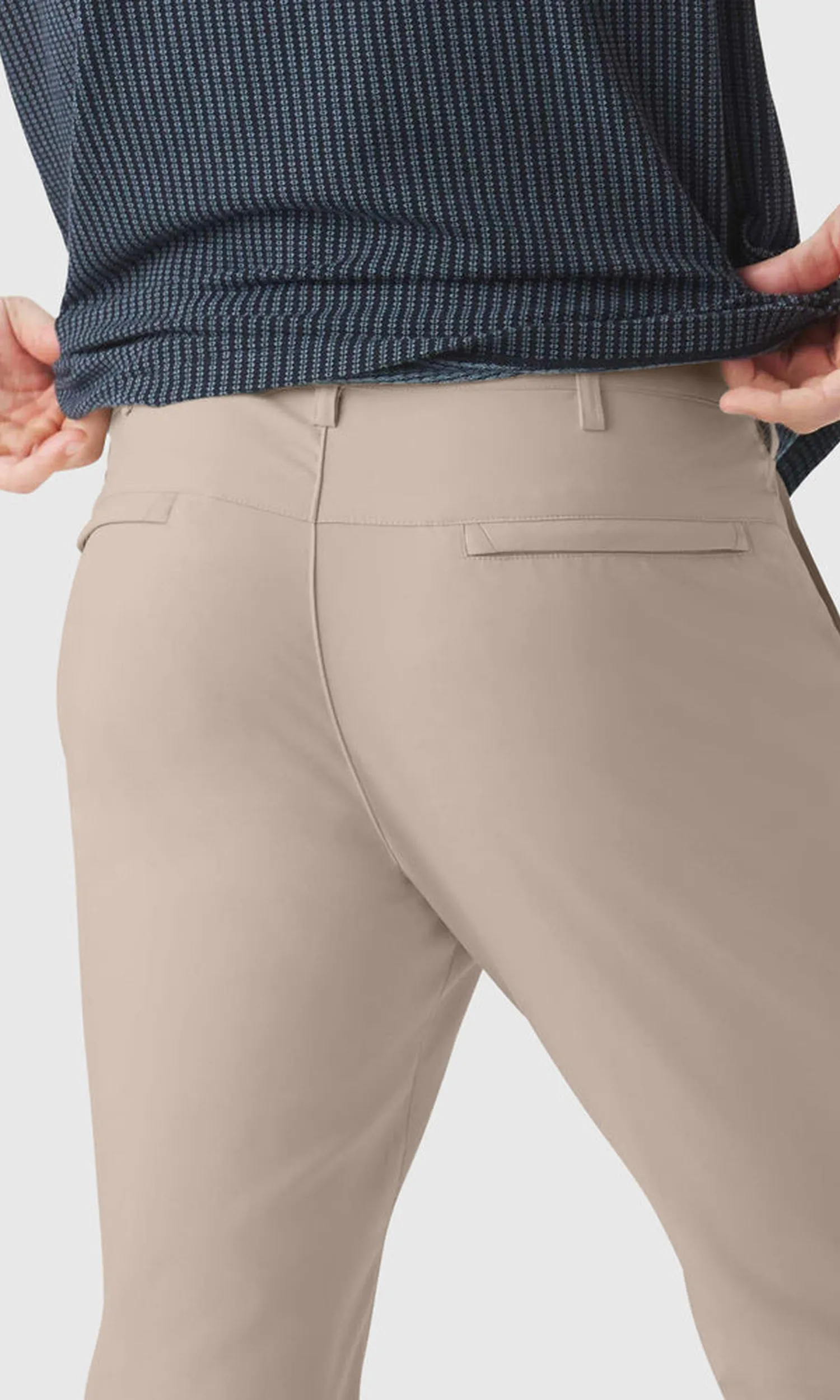 Jetsetter Tech Pant Slim Fit in Oak Khaki