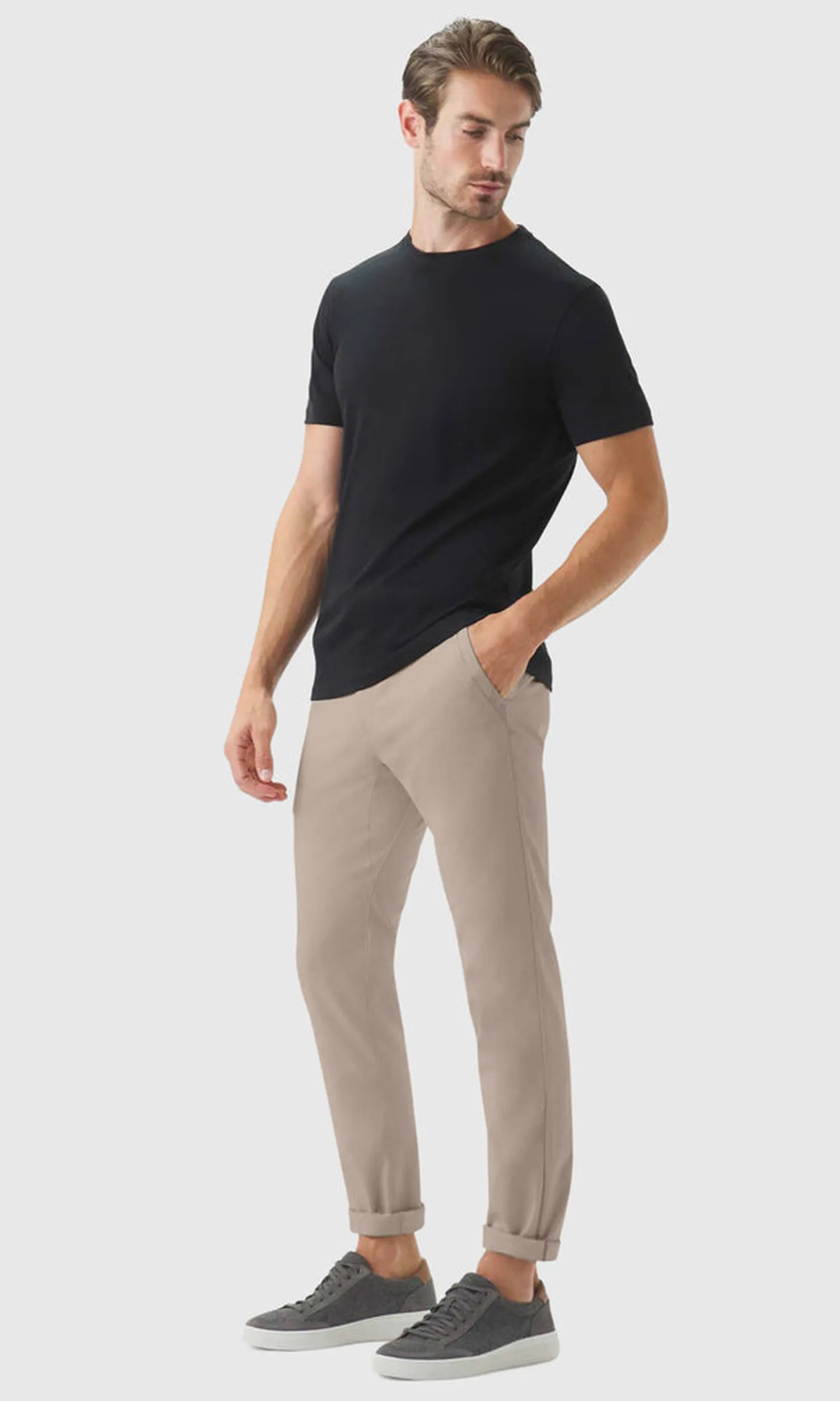Jetsetter Tech Pant Slim Fit in Oak Khaki