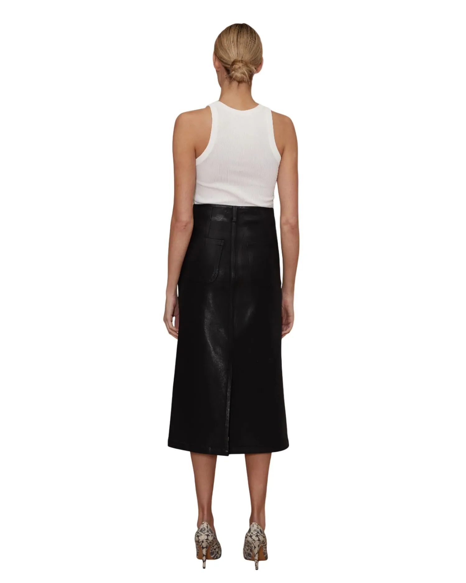 Jocelyn Skirt In Black Coated