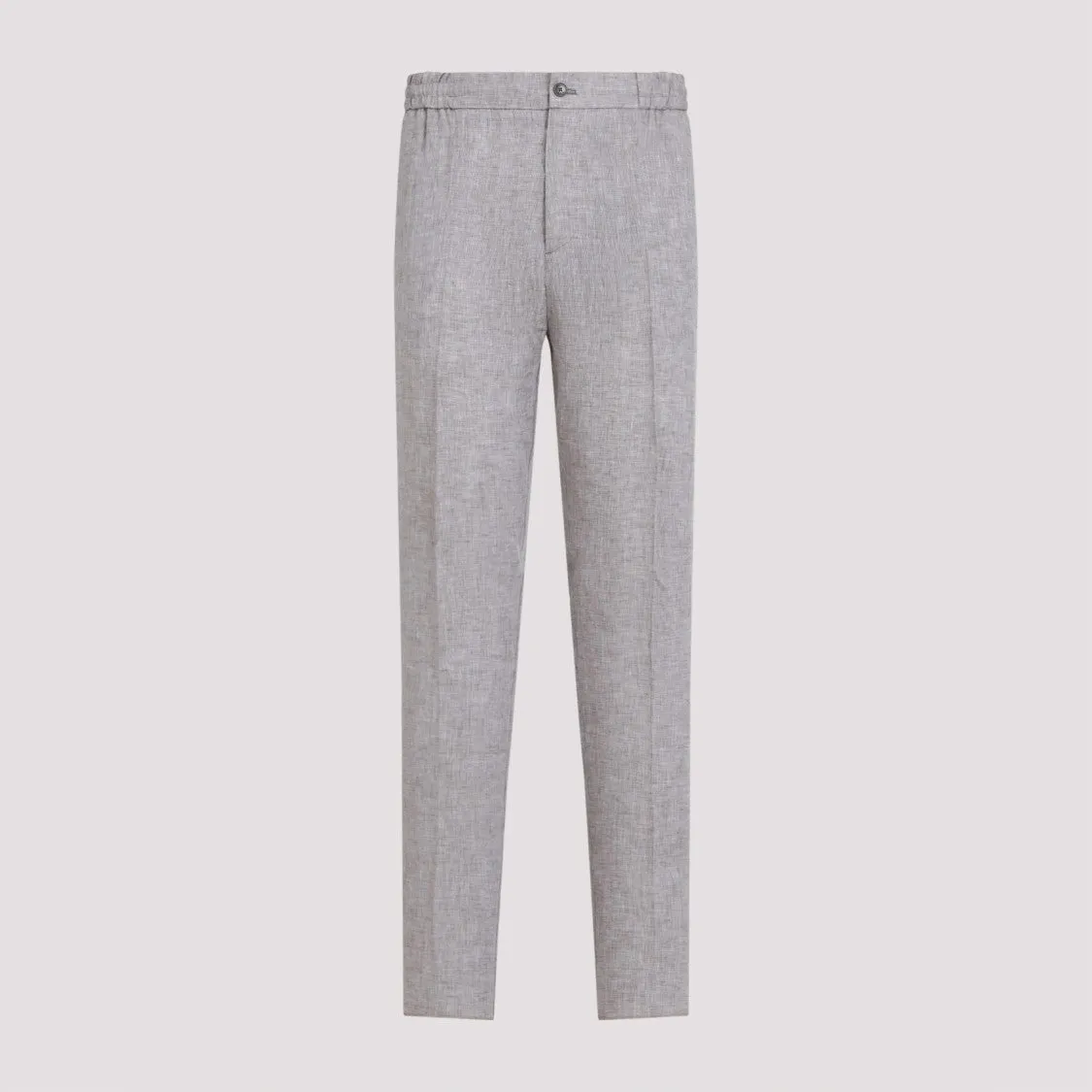 Joggers Brown Linen Pants