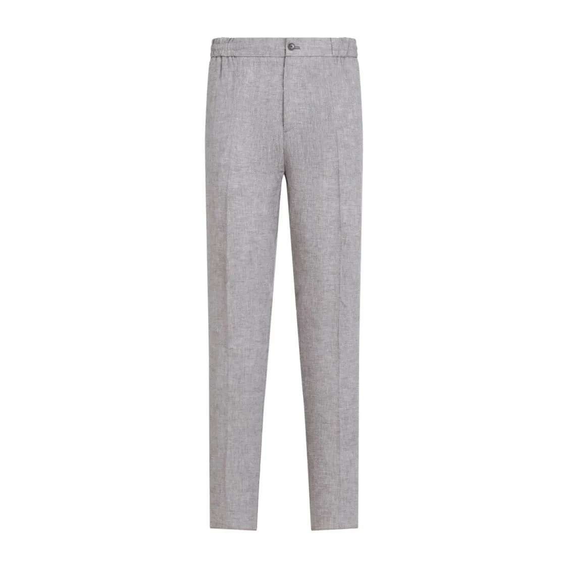 Joggers Brown Linen Pants