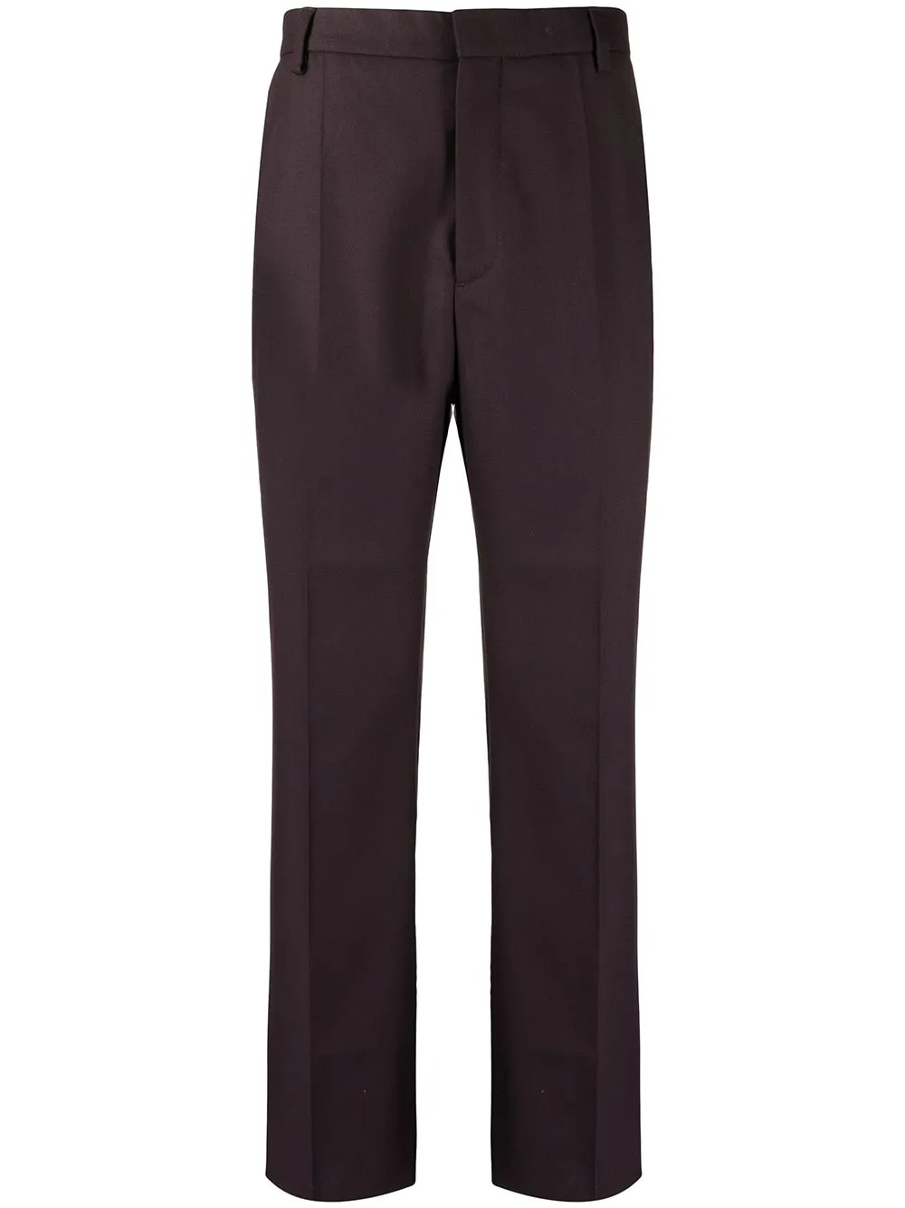 Jun Twill Straight-Leg Trousers cheap bottoms online shop