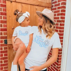 Just A Mama & Kid Who Love The Magic Matching T-shirts maternity leggings online