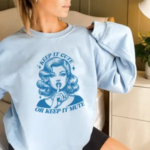 Keep It Cute Retro Graphic Sweatshirt postpartum clothes sale