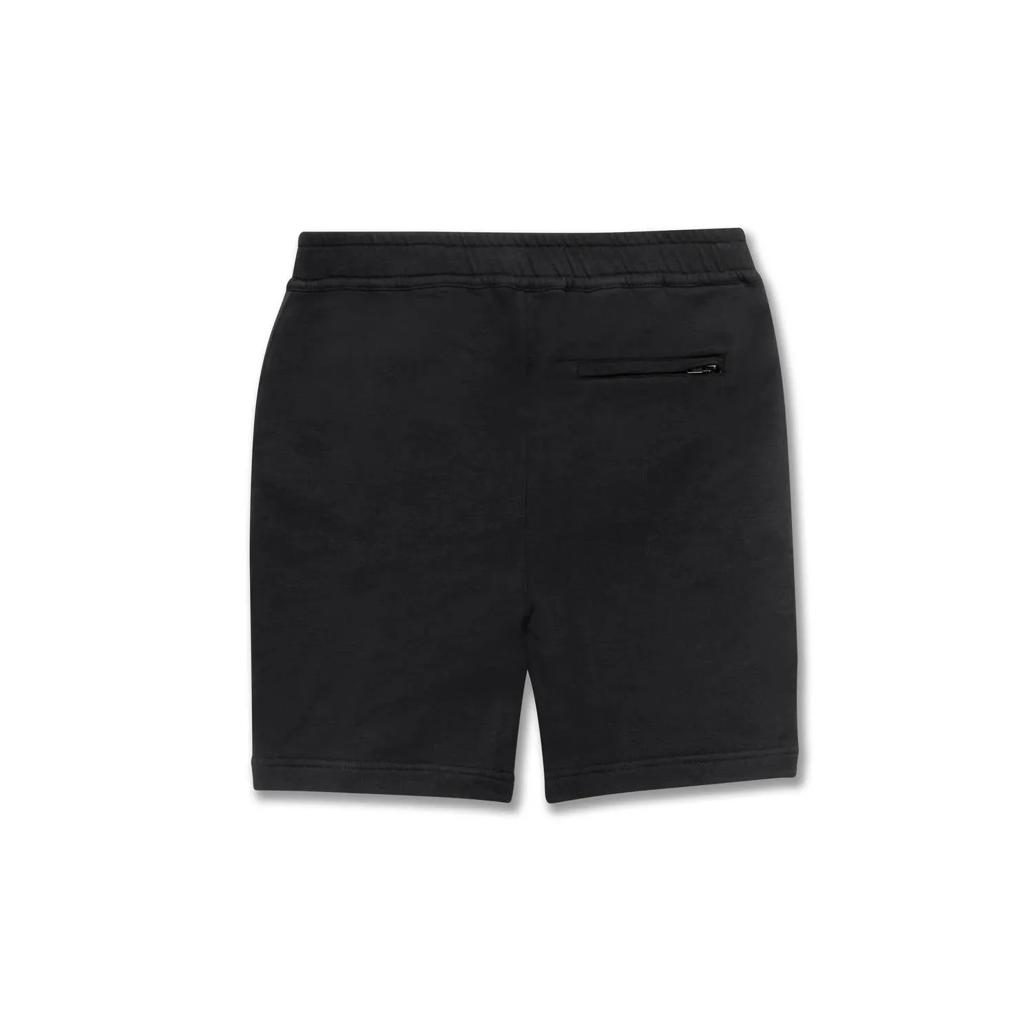 Knit Sweat Short With Pocket Stripe Detail In Black