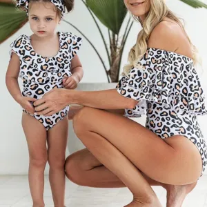 La Cala Mum & Kid Matching Leopard Swimsuits 23 pregnancy clothes clearance