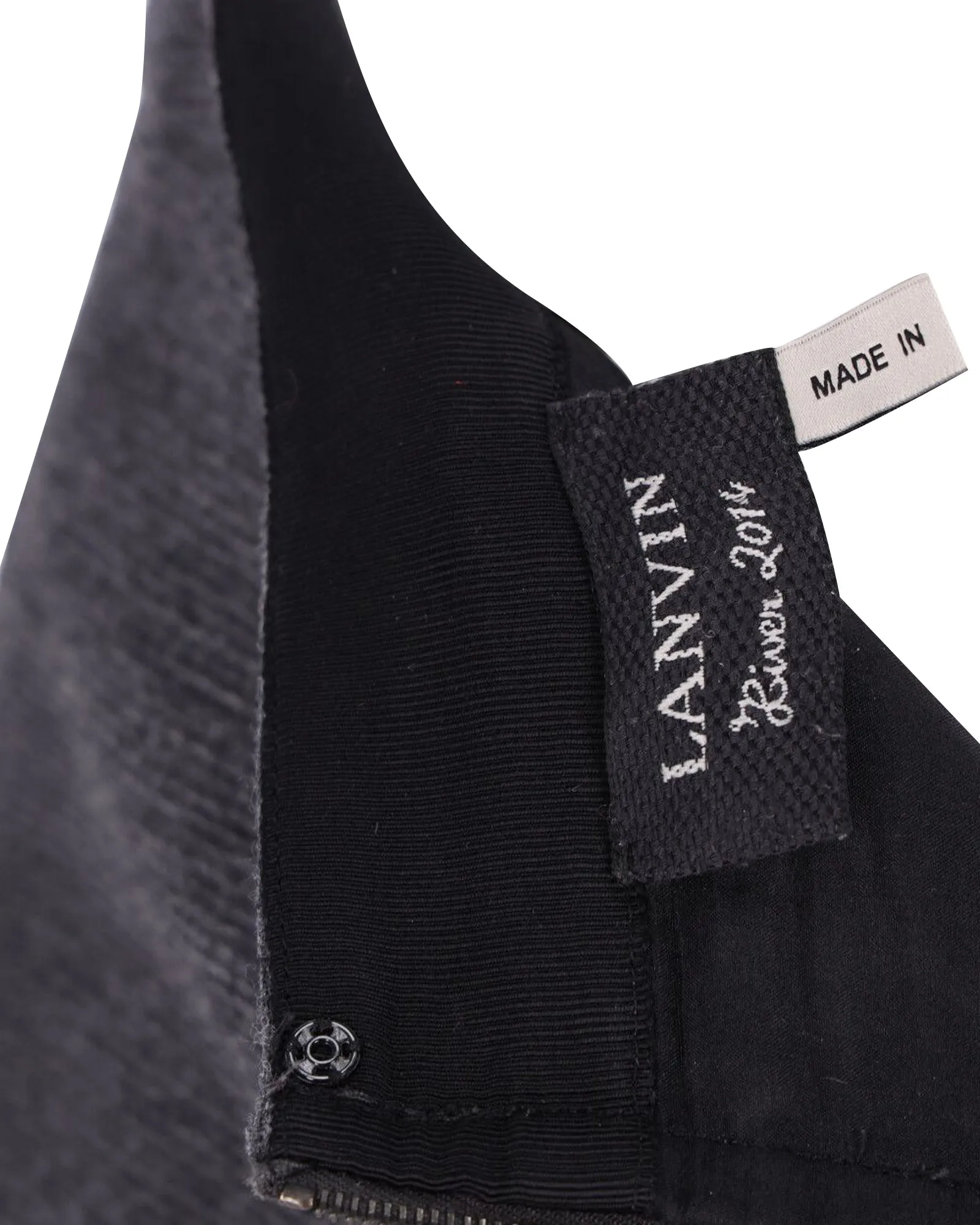 Lanvin Pencil Skirt in Grey Wool