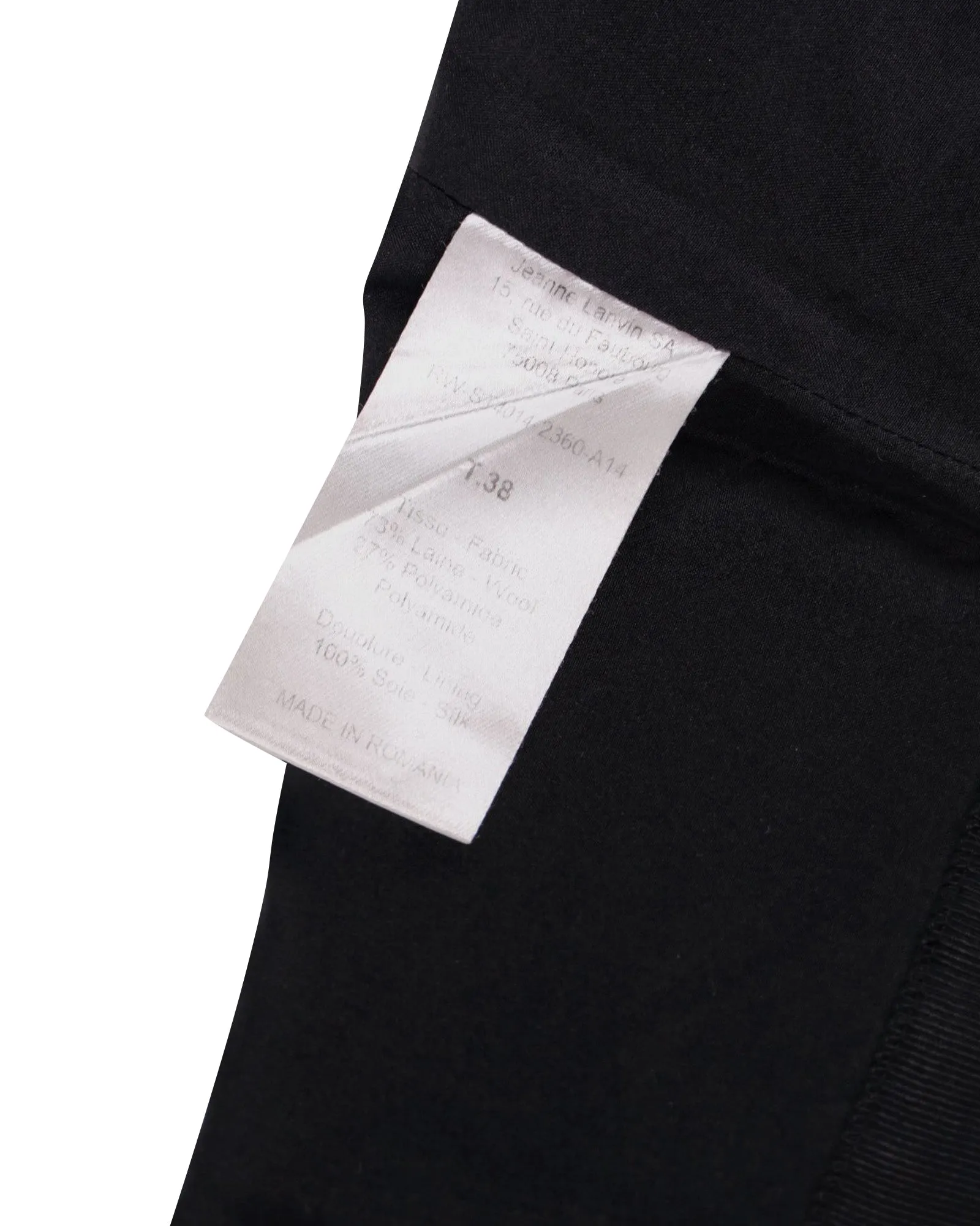 Lanvin Pencil Skirt in Grey Wool