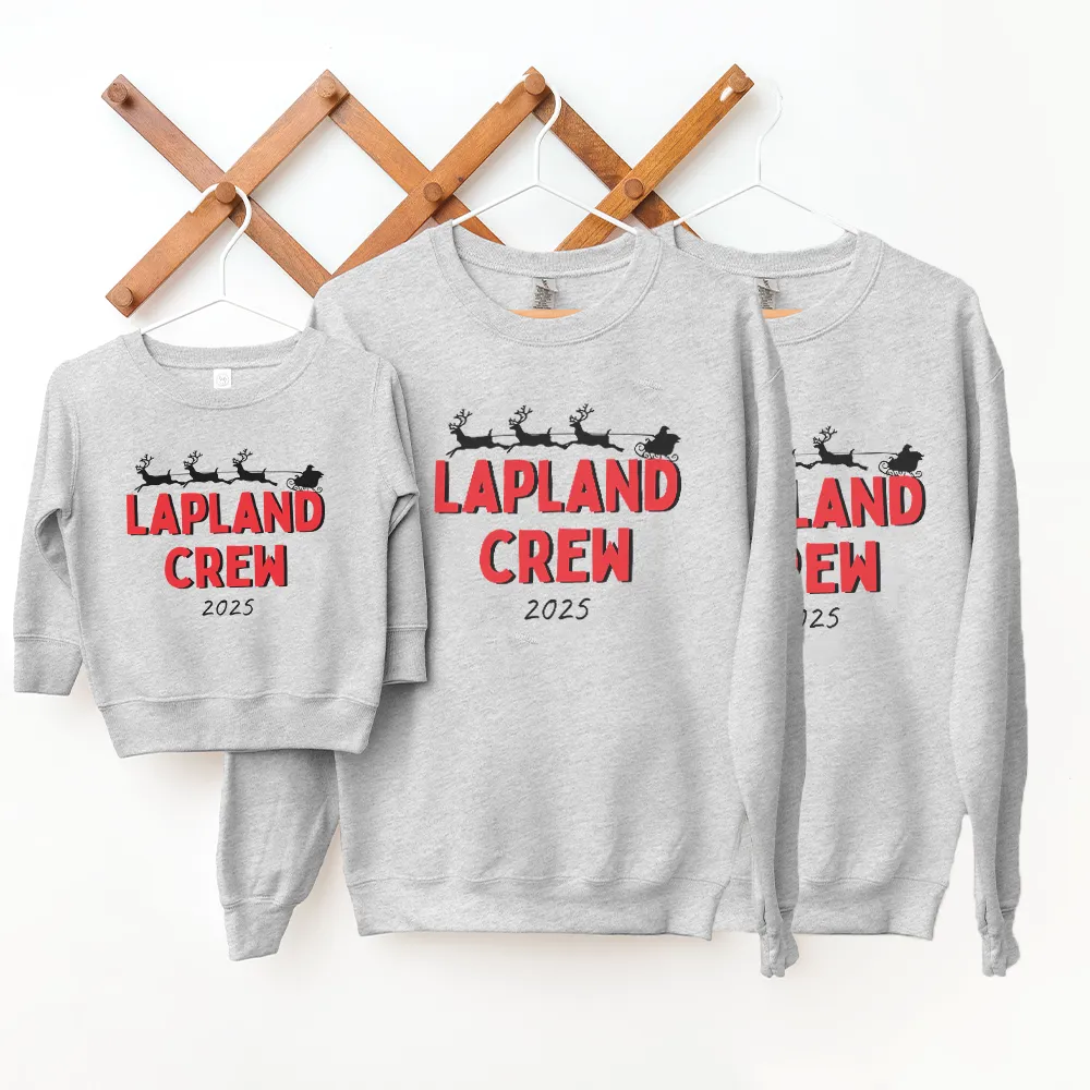 Lapland Crew 2025 Matching Christmas Sweatshirts
