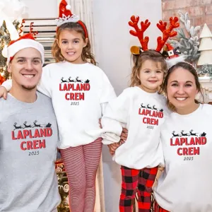 Lapland Crew 2025 Matching Christmas Sweatshirts maternity wear outlet