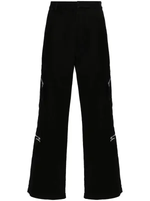 Le Cargo Marrone Straight-Leg Trousers cheap bottoms online shop
