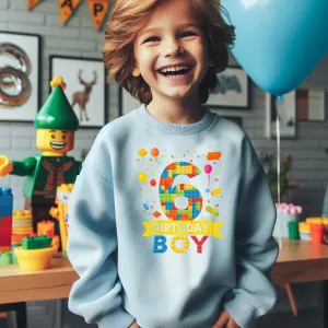 Lego Birthday Boy Kids Sweatshirt boys fashion clearance