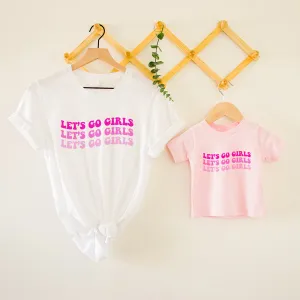 Let's Go Girls Matching T-Shirts pregnancy clothes clearance