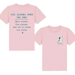 Life Lessons Front & Back Graphic T-Shirt girls pajamas promo