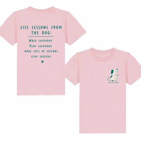 Life Lessons Front & Back Graphic T-Shirt boys wear best deals