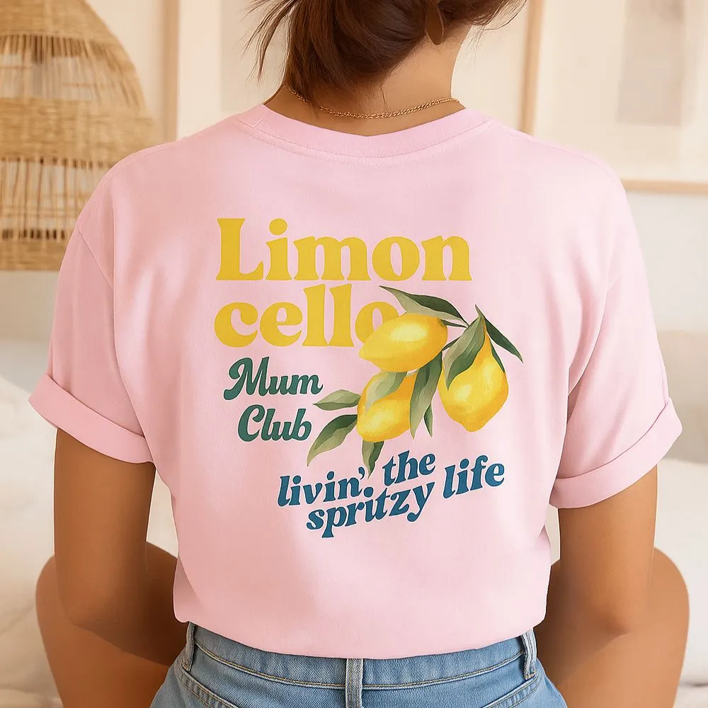 Limoncello Mum Club Women's Women's Graphic T-Shirt maternity dresses promo