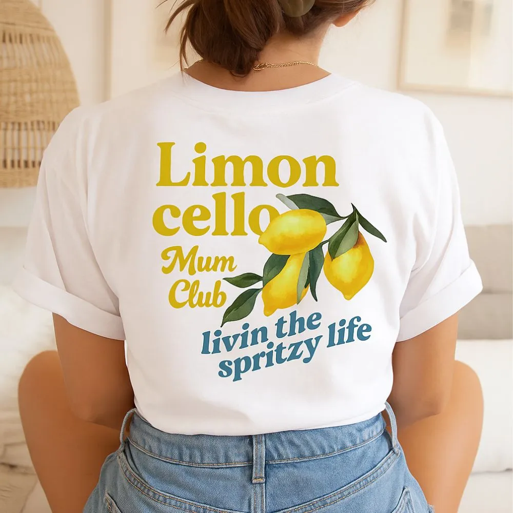 Limoncello Mum Club Women's Women's Graphic T-Shirt maternity dresses promo