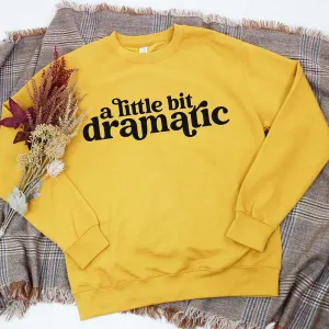 Little Bit Dramatic Mustard Sweatshirt postpartum clothes sale