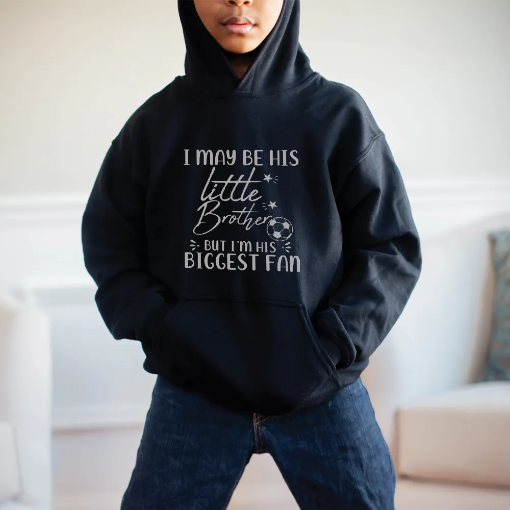 Little Brother & His Biggest Fan Boys Hoodie boys fashion clearance