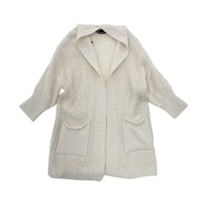Little Luxe LDN Longline Kids Cardigan- Cream discount girls tops