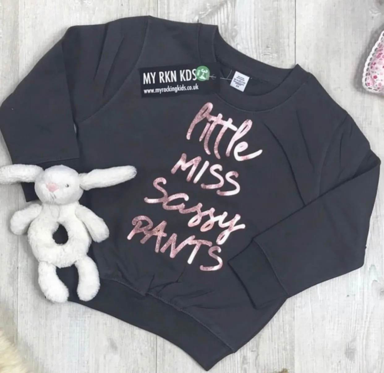 Little Miss Sassy Pants Sweater (MRK X) girls skirts clearance