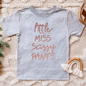 Little Miss Sassy Tee (MRK X) girls pajamas promo