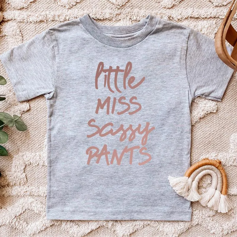 Little Miss Sassy Tee (MRK X) girls pajamas promo