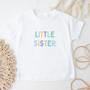 Little Sister Pastel Kids T-Shirt girls pajamas promo