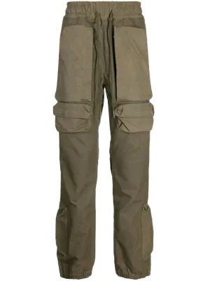 Logo-Embroidered Cargo Track Pants cheap bottoms online shop