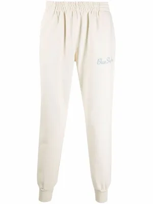 Logo-Embroidered Cotton Track Pants cheap bottoms online shop