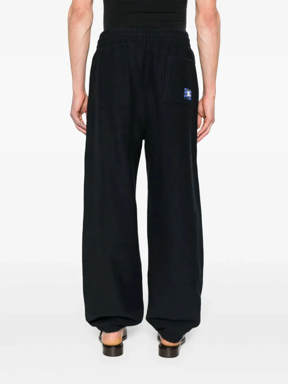 Logo-Patch Cotton Track Trousers