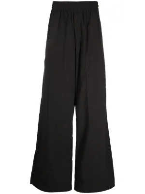 Logo Patch Wide-Leg Trousers cheap bottoms online shop
