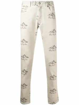 Logo Print Trousers Bottoms outlet online