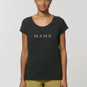 Lounge Mama Roll-Sleeve Slub T-Shirt maternity dresses promo