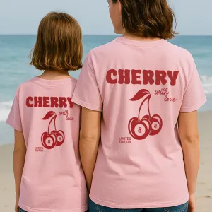 Lucky Cherries Back Logo Matching T-Shirts pregnancy jeans best price