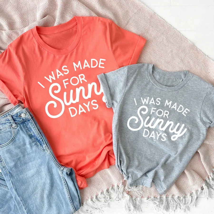 Made For Sunny Days Mum Matching T-Shirts pregnancy clothes clearance
